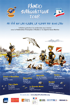 Randonnée subaquatique - Affiche